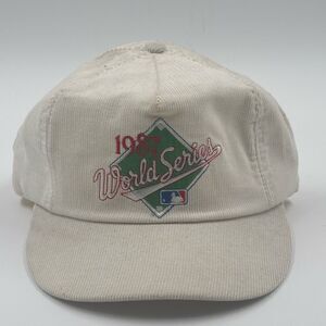 VTG 1987 World Series Minnesota Twins Corduroy Hat Adult Snapback Cap Made in US